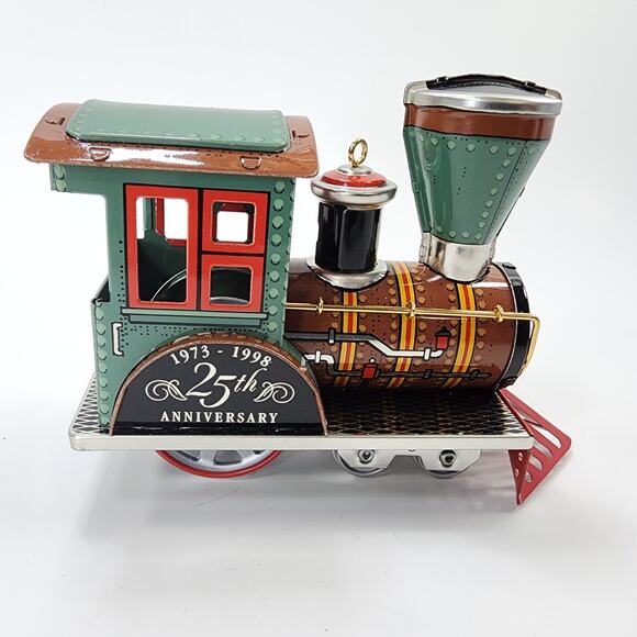 Hallmark Tin Train Ornament - Picture 1 of 8